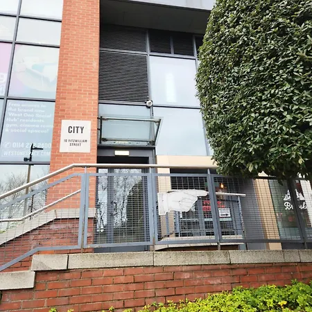 City Centre 2 Bed & 2 Bath Apartment With Free Secured Parking Near University And Hospital Sheffield Exterior foto
